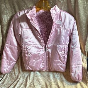 The North Face Kids Pink Puffer Jacket
